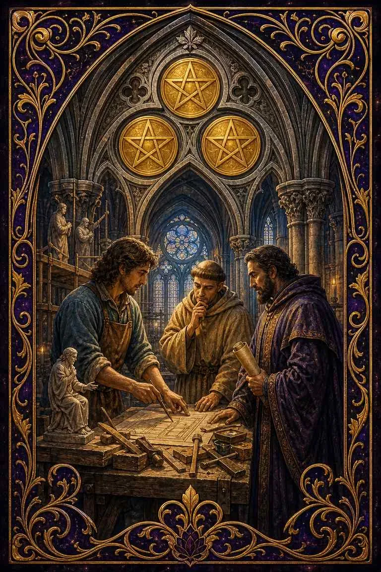 Three of Pentacles