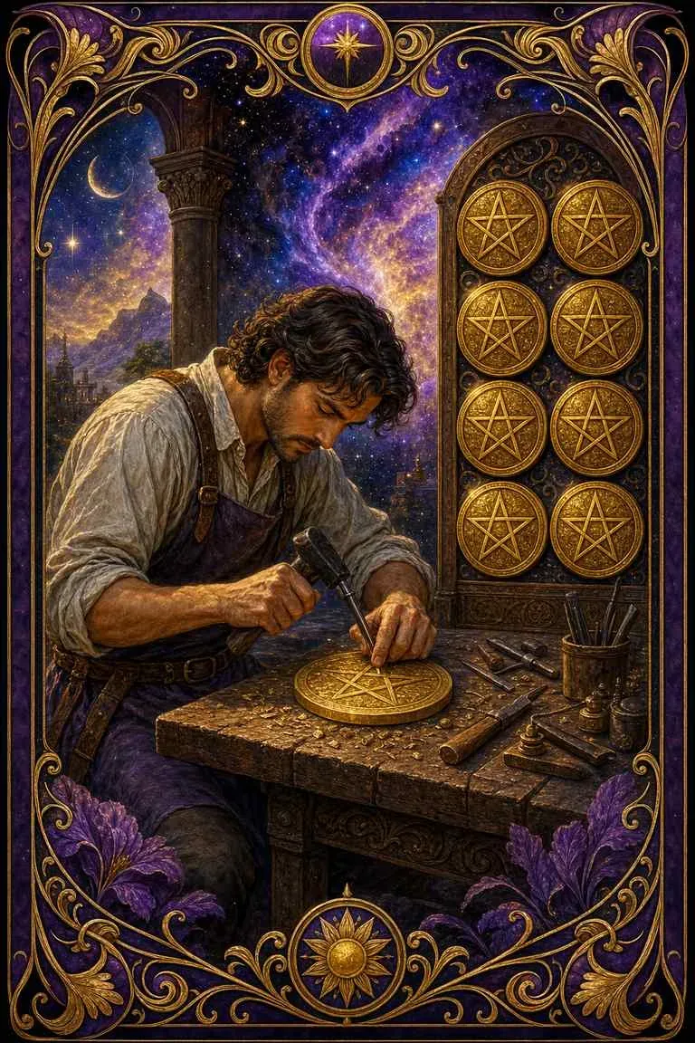 Eight of Pentacles