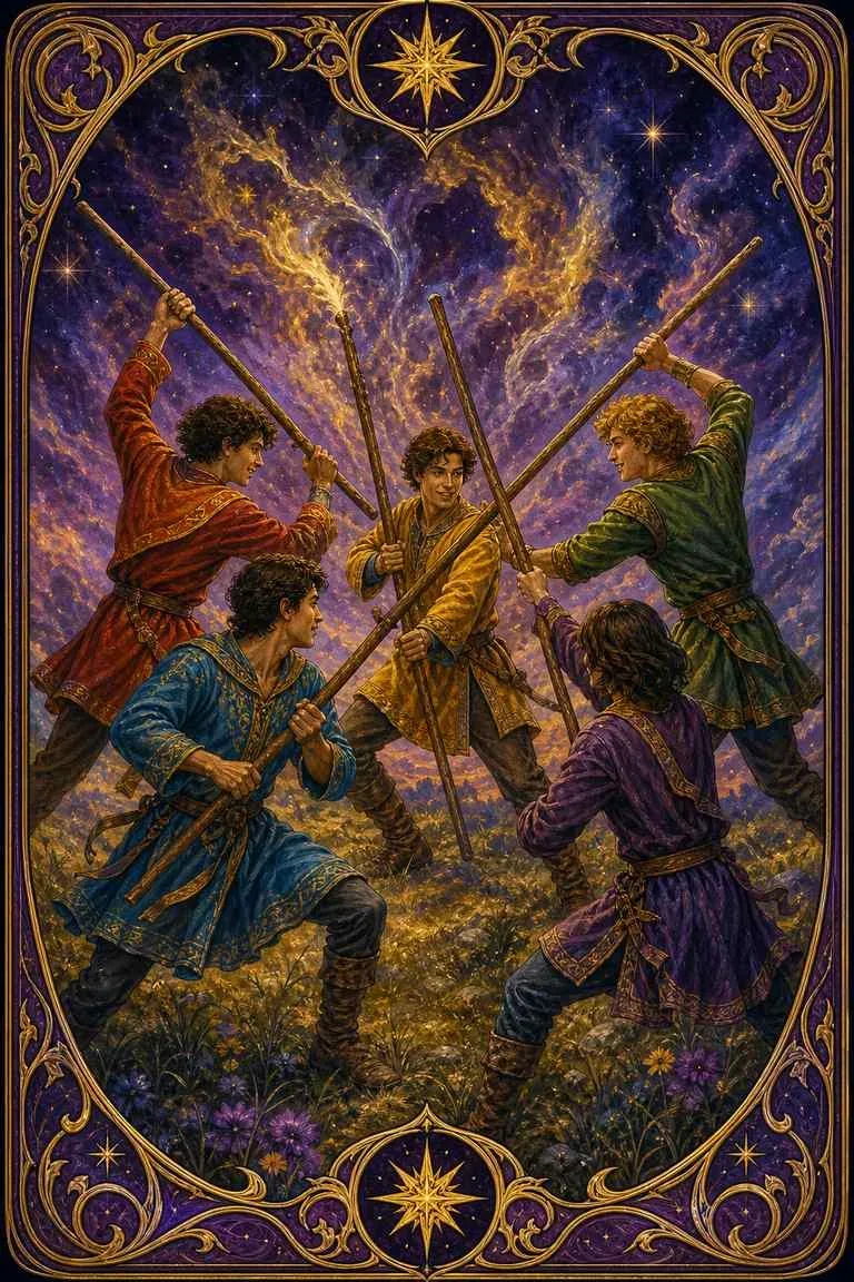 Five of Wands
